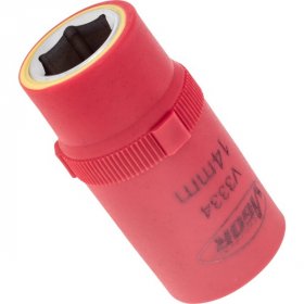 Vigor V3334 VDE-торцевая головка 1/2” для внешних шестигранников SW 14 мм