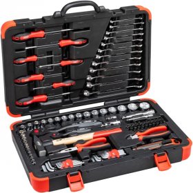 Vigor V4425N Универсальный набор инструментов в чемодане, 95 предметов