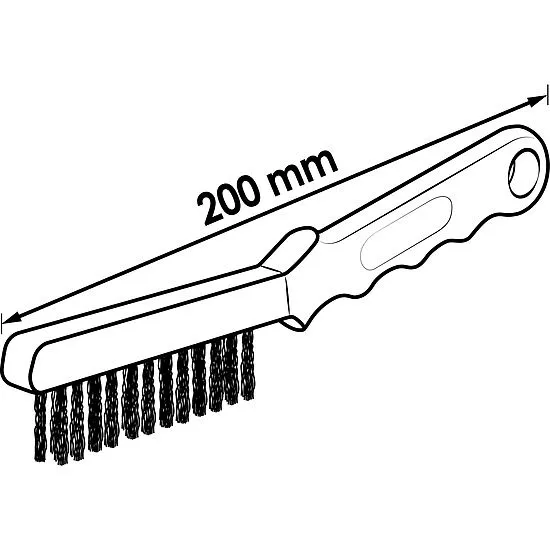 Vigor V2250 Щетка для тормозных суппортов, сталь, узкая