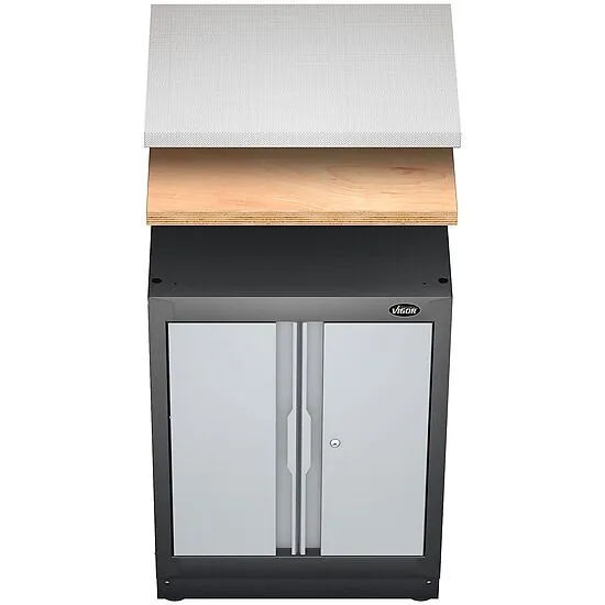 Vigor V6000-0676-X Рабочая поверхность из нержавеющей стали, малая