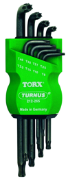 Kukko 212-265 Набор угловых отверток Tamper TX
