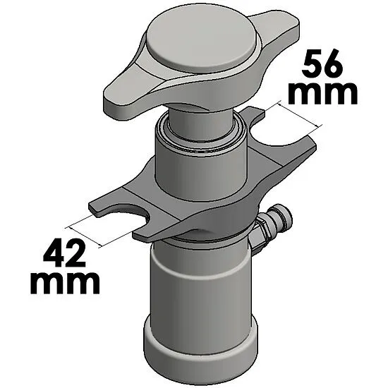 Vigor V5916-XL (Wallmek 04-00028) Гидравлический съемник шаровых опор, рулевых наконечников, усилие 8,8т