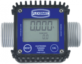 Цифровой турбинный счетчик AdBlue®/DEF, полиамид, 1" BSP, 100 л/мин Flexbimec 2822