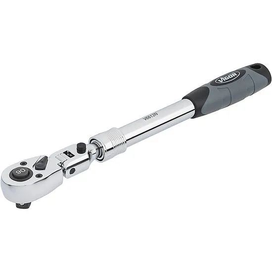 Vigor V6612N Телескопическая реверсивная трещотка с шарниром