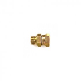 Оцинкованный поворотный ниппель Ø1/4" BSP (MF) Flexbimec 4229