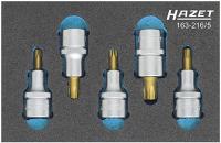 Набор головок Torx в ложементе 1/2" 1/9 Hazet 163-216/5