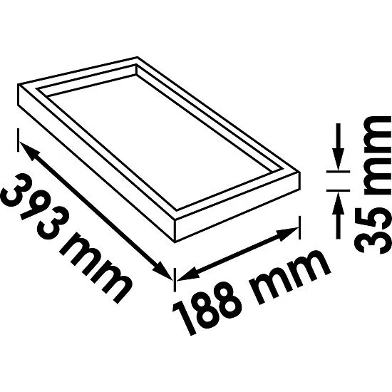 Vigor V5009 Ложемент пустой 188x393мм