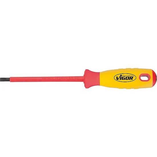 Vigor V2030 VDE-отвертка шлицевая 1,0 x 5,5 x 125 мм