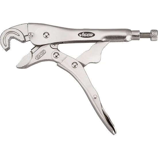 Vigor V3738 Зажимные клещи с плоскими губками (11–19 мм), длина 175 мм