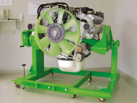 Poechtrager VD390W-1 Адаптер MAN V8 - V12 CR EURO 3 engine housing 45° D2848/2840/2842; LE202, для кантователя TS230W