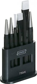 Hazet 750/6 Набор: зубило, выколотка, кернер