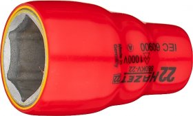 Hazet 880KV-22 3/8" Головка с защитной изоляцией Внешний шестигранный профиль. 22 м