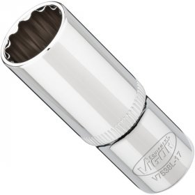 Vigor V7538L-17 Головка 12-гранная, длинная, размер 17 мм