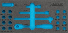 Hazet 163-348L Двухкомпонентный ложемент из мягкого пеноматериала
