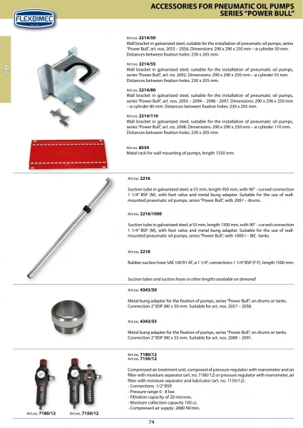 Заборный резиновый рукав для насоса, Ø1 1/4", L=1500мм (SAE 100 R1 AT) Flexbimec 2218