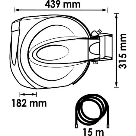 Vigor V7143-10 Катушка для шланга