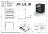DEA AR-321.10 Модуль с 4 ящиками, серия 90