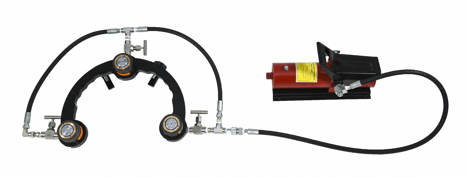 Система BrakeMate+VsplitterC Tulip для обслуживания ступичного узла грузовых автомобилей, автобусов, прицепов