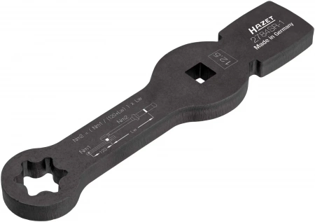 Hazet 2784SR-1 1/2" Ударный накидной ключ Специальный профиль с 2 ударными гранями