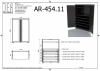 DEA AR-454.11 Модуль с двумя дверьми, серия 200
