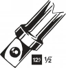 Hazet 715-01 Четырехсторонний баллонный ключ