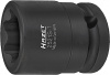 Hazet 2521S-1 1/2" Набор ударных головок со специальным профилем. Профиль с пазами