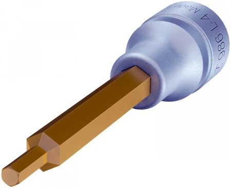 Hazet 986L-4 1/2" Торцевая головка-бита Внутренний шестигранный профиль. 4 мм