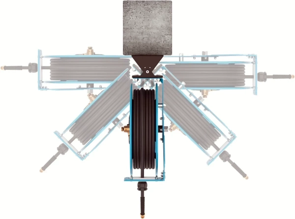 Hazet 9040OS-10 Катушка для шланга ∙ открытая