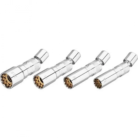 Vigor V7002/4 Набор свечных головок, размеры 14,16,18,20.8, 4 штуки