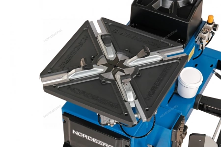 Станок шиномонтажный 220V п/автомат, односкоростн, стол с накладками, синий NORDBERG 4639,5ID(B) 220