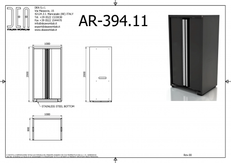 DEA AR-394.11 Двойной шкаф, серия 200