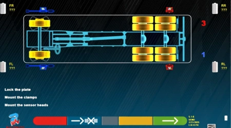 Пример использования программы Сход-Развал Ravaglioli RAVTD6000TB.3