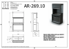 DEA AR-269.10 Двойной модуль для размещения до 6 катушек вверху и 6 внизу