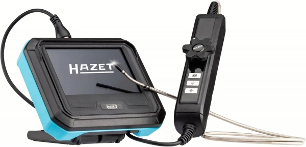 Hazet 4812-23/5AF Комплект HD видеоэндоскопа с сенсорным экраном и поворотным зондом 180°, 3.9 мм