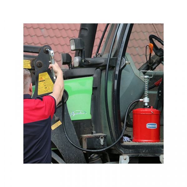 GREASE POWER 750 - Ручной комплект для смазки, насос, бак 5кг, шланг, пистолет Flexbimec 5110
