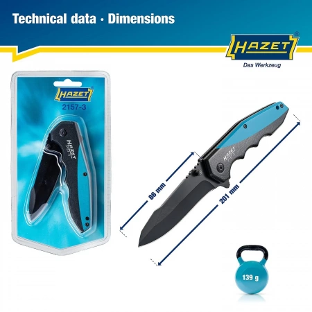 Hazet 2157-3 Складной нож
