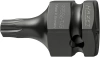 Hazet 995S6-T45 1/2" 24 мм Внешний шестигранник Ударная торцевая головка-бита Внутренний профиль TORX®