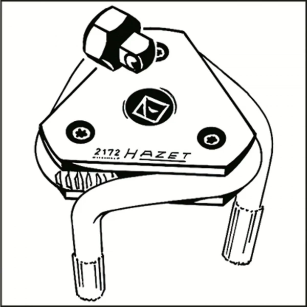 Hazet 2172 3/8" Ключ для масляного фильтра