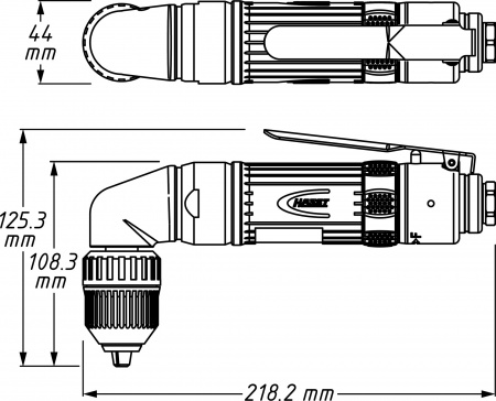 Пневматическая дрель Hazet 9030 N-5
