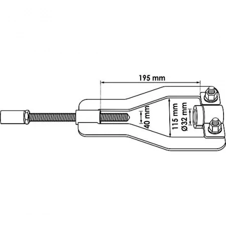 Vigor V8327-1 (Wallmek 01-00055-030) Съемник полуосей, наружный шарнир