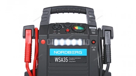 Пусковое портативное устройство 12/24 В, 2*22 А·ч NORDBERG WSA35