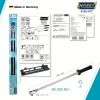 Hazet 6123-1CTCAL 1/2" Динамометрический ключ с сертификатом калибровки DAkkS 60-320 Нм ±2%. Wit
