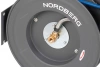 Шланг воздушный на стальной катушке, гибридный PVC диам. 08х12 мм, 20 м NORDBERG HR0820RPVC