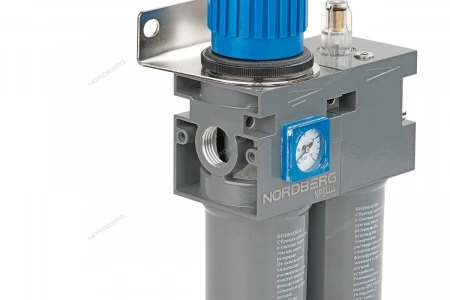 Фильтр воздушный с редуктором и лубрикатором, 1/2", 16 бар NORDBERG NP8444
