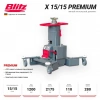 BLITZ X 15/15 Premium Канавный напольный гидравлический подъемник, 15/15 тонн