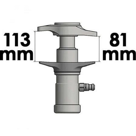 Vigor V5916-XL (Wallmek 04-00028) Гидравлический съемник шаровых опор, рулевых наконечников, усилие 8,8т