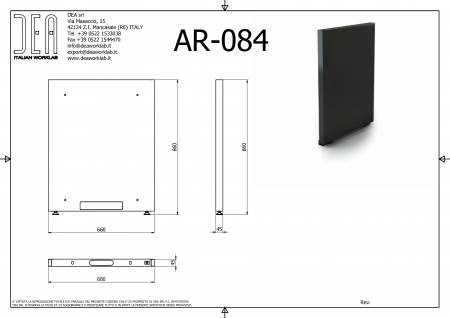 DEA AR-084.01 Правая боковая опора, серия 90