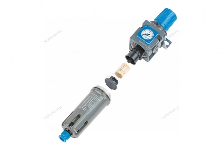 Фильтр воздушный с редуктором, 1/4", 16 бар NORDBERG NP8242
