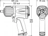 Гайковерт пневматический 1/2", 1700Нм Hazet 9012ECO