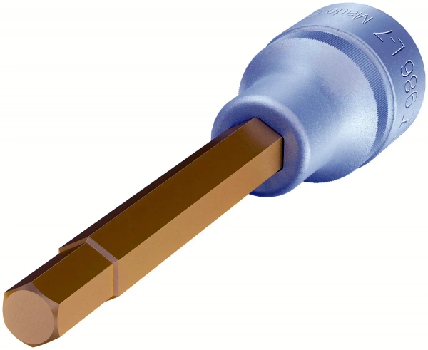 Hazet 986L-7 1/2" Торцевая головка-бита Внутренний шестигранный профиль. 7 мм